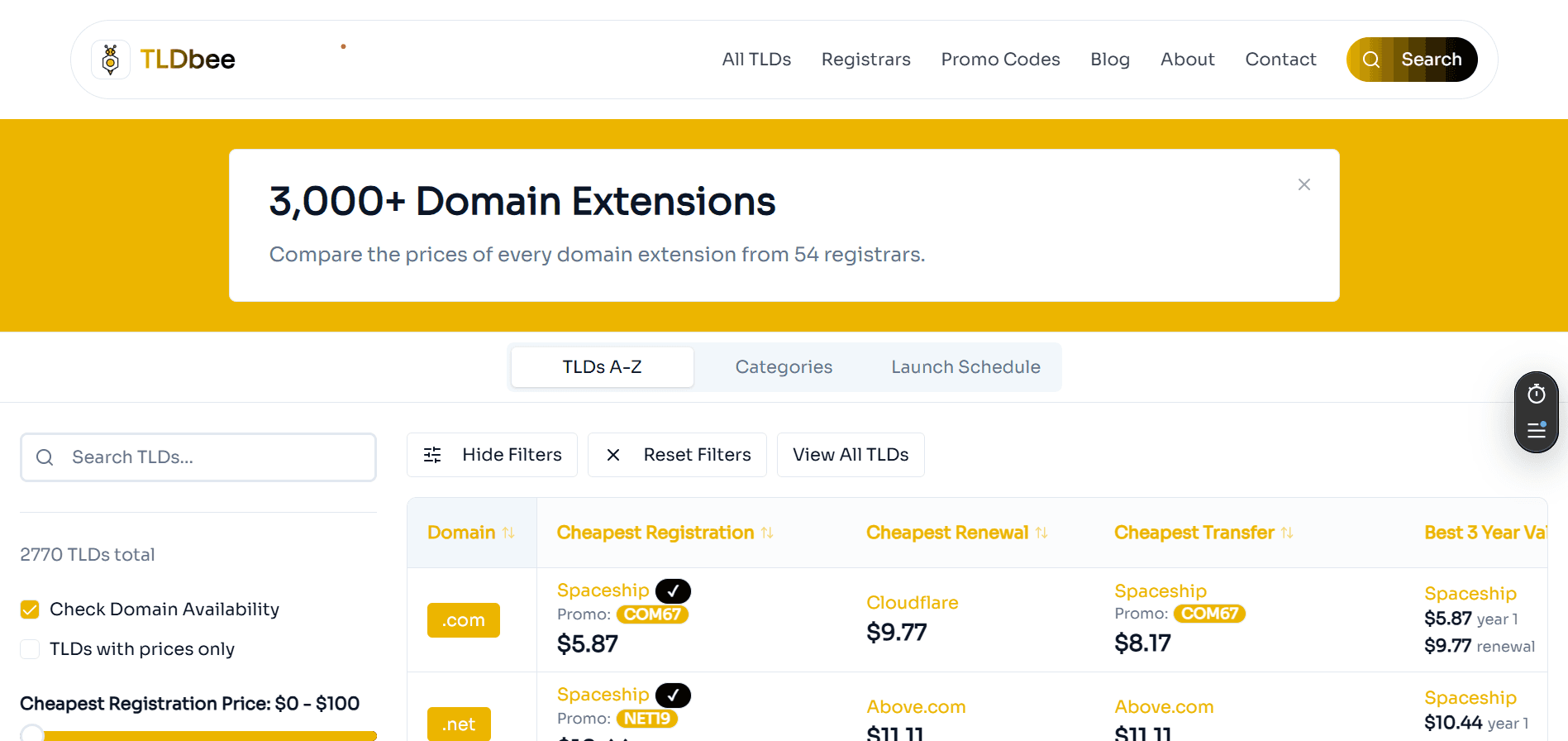 Tldbee Website